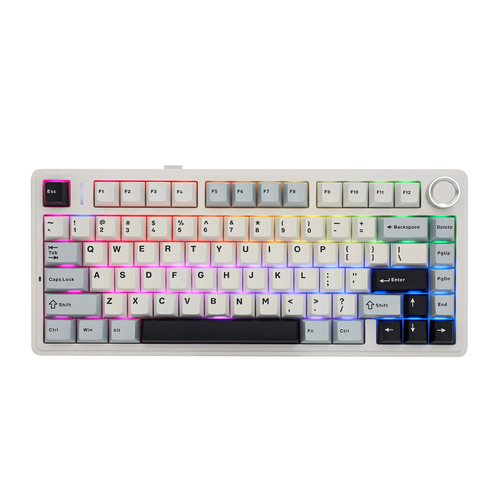 EPOMAKER x AULA F75 75% 80 Keys Hot-Swap Gasket Bluetooth 5.0/2.4G Wireless/Wired Mechanical Keyboard PBT Keycaps for Mac/Win