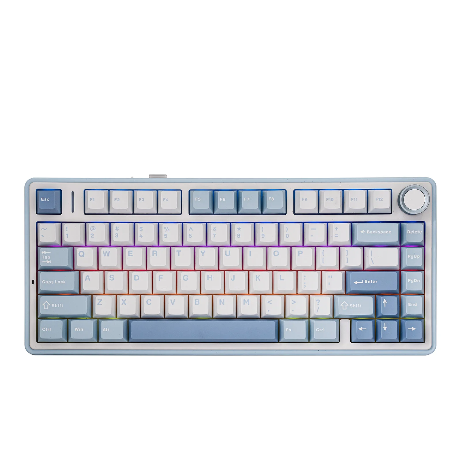 EPOMAKER x AULA F75 75% 80 Keys Hot-Swap Gasket Bluetooth 5.0/2.4G Wireless/Wired Mechanical Keyboard PBT Keycaps for Mac/Win