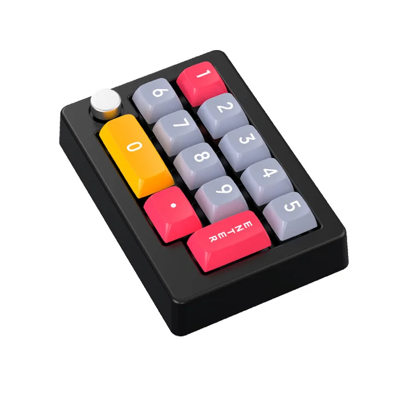 13 Key Macro Programmable Fully Hot Swappable Mechanical Switch 7 Color RGB Light Gaming Mini Keyboard