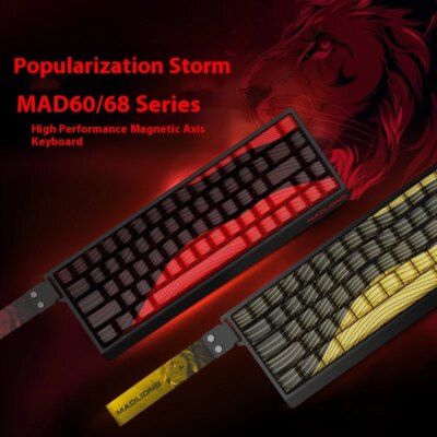 FGG MADLIONS Mad60 Mad68 HE Mechanical Keyboard 8k Polling Rate Magnetic Switch Customized Gaming Keyboard Pc Gamer Accessory - Image 2