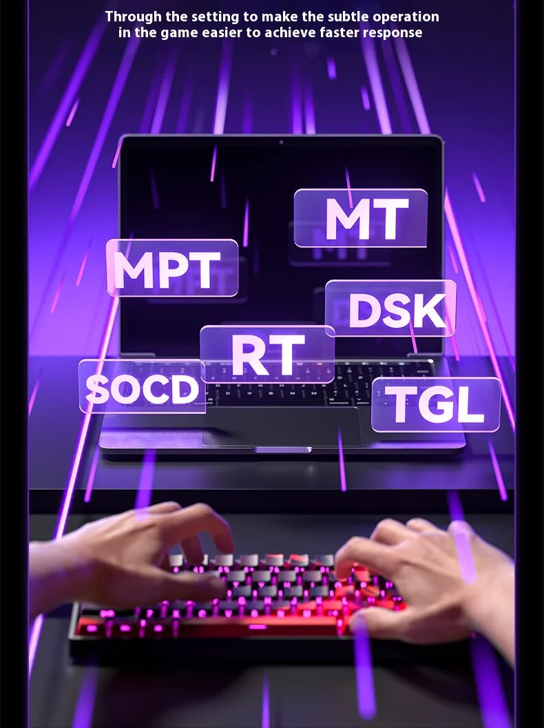 Aula Win60 Win68 He Magnetic Switch Keyboard 8k Wired Custom Rgb Hot Swap Rt Esports Gamer Mechanical Keyboard For Pc Gift