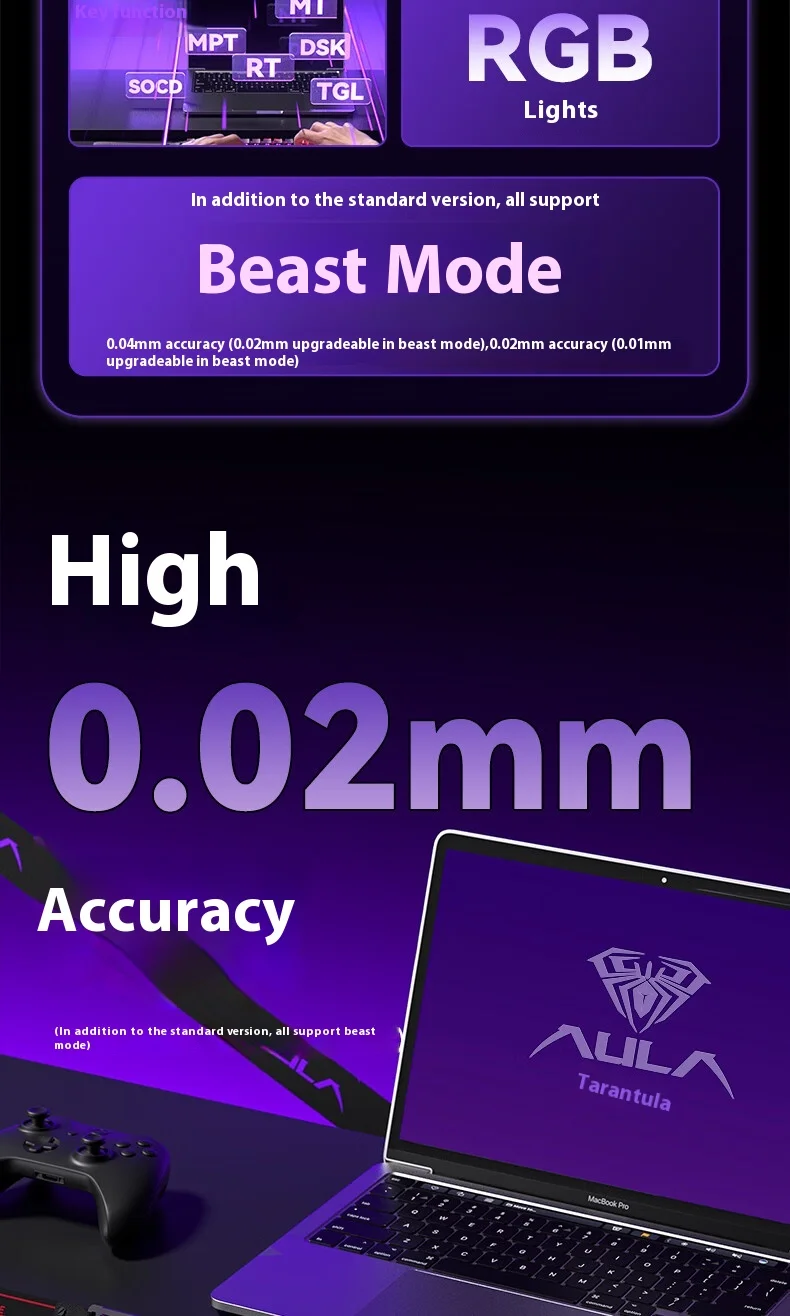 Aula Win60 Win68 He Magnetic Switch Keyboard 8k Wired Custom Rgb Hot Swap Rt Esports Gamer Mechanical Keyboard For Pc Gift