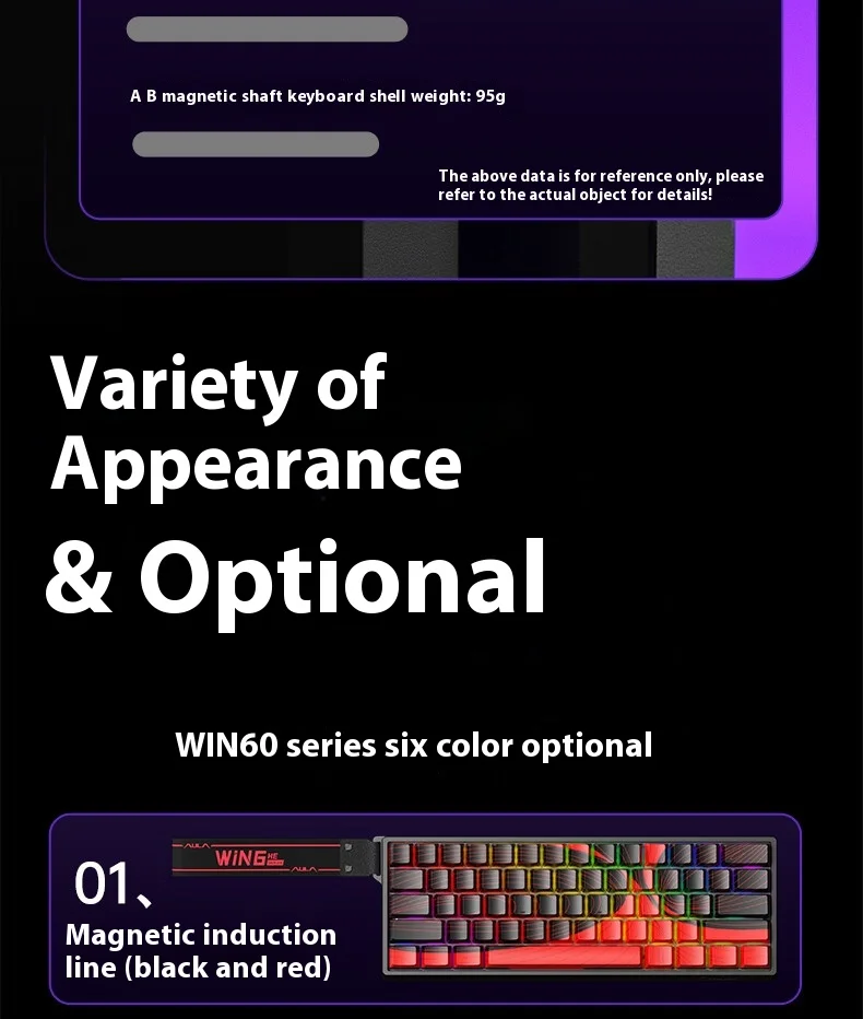 Aula Win60 Win68 He Magnetic Switch Keyboard 8k Wired Custom Rgb Hot Swap Rt Esports Gamer Mechanical Keyboard For Pc Gift