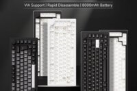 Akko MonsGeek M1 V5 Three-mode Mechanical Keyboard/Barebone Kit VIA 75% 3/5 Pin Customized Hot Swap RGB Rapid Disassemble Gasket