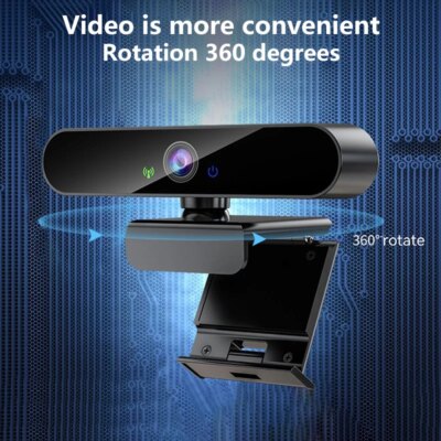Webcams 4K USB Web Camera with Microphone Autofocus 2K Camera PC Computer Laptop Live Streaming 1080P Webcam for Video Calling - Image 2