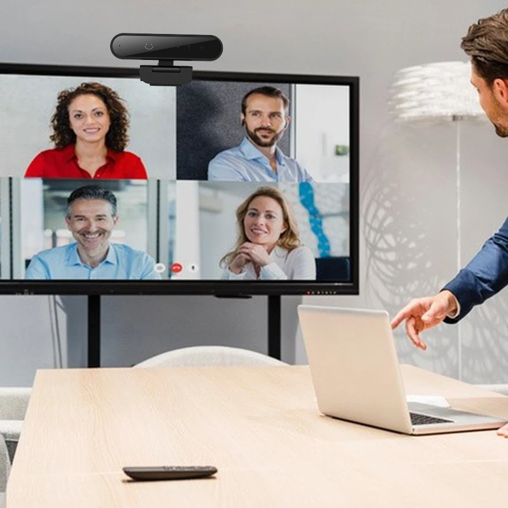 Mini USB Face Recognition 1080P 720P Built-in Microphone Autofocus Computer Camera for Windows Hello Auto-Unlock Webcam