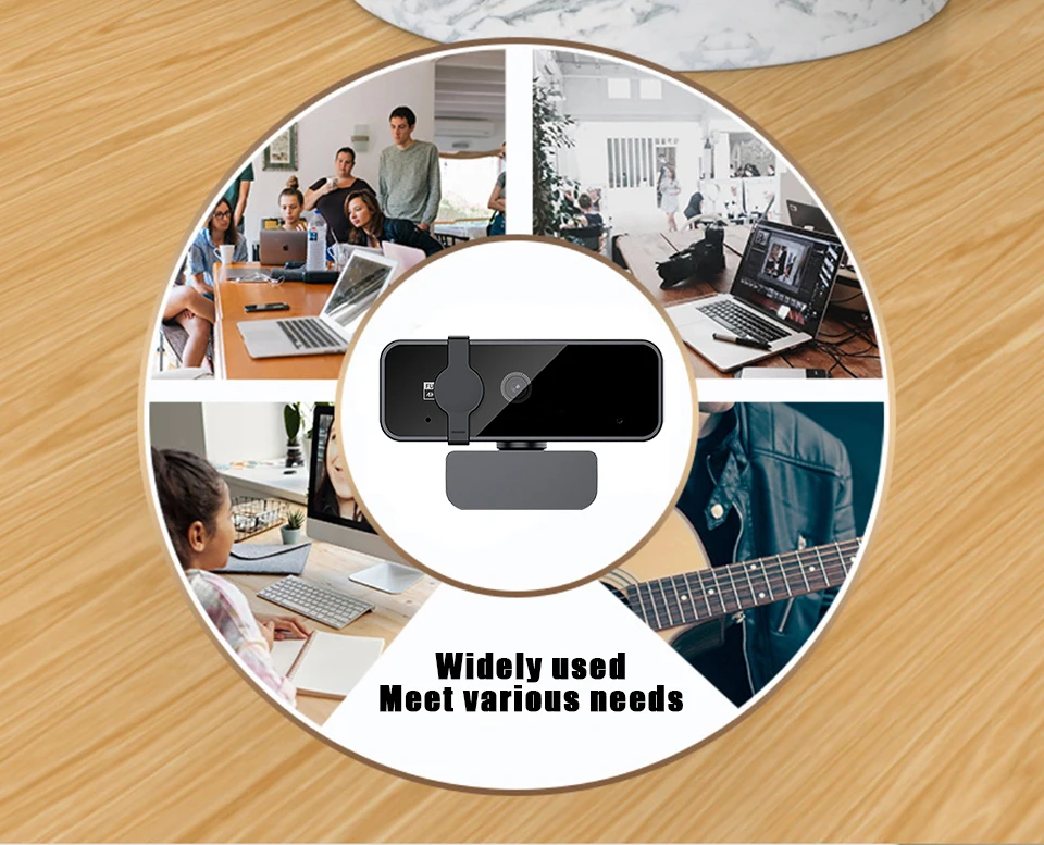 4K Webcam Video Camera 2K Autofocus Streaming Web Cam With Microphone Full HD 1080P Webcams for PC/Computer/Laptop