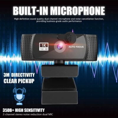 8K 4K Webcam 2K 1080P Full HD Web Camera Auto Focus With Microphone USB Plug Web Cam For PC Computer Laptop Video Mini Camera - Image 2