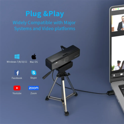 Nuroum V11 High Quality 1080p 60fps Full Hd Plug And Play Computer Usb Web Camera Mini Webcam 2K For Pc Laptop With Microphone - Image 6