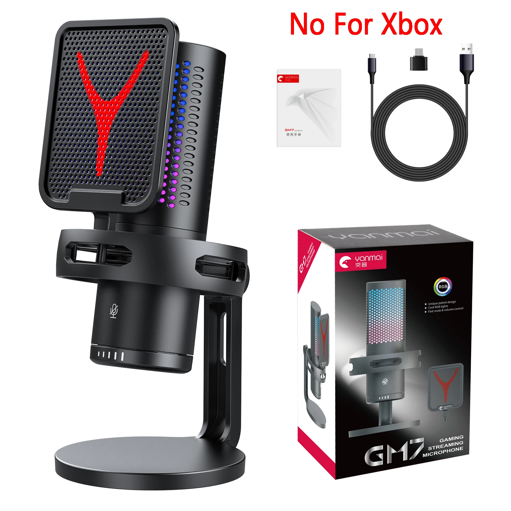 Condenser Professional Microphone Mic For PC Laptop Computer Gaming USB Wired Streaming Podcast Studio Mike Kit Gamer Accessory Condenser Professional Microphone Mic For PC Laptop Computer Gaming USB Wired Streaming Podcast Studio Mike Kit Gamer Accessory
