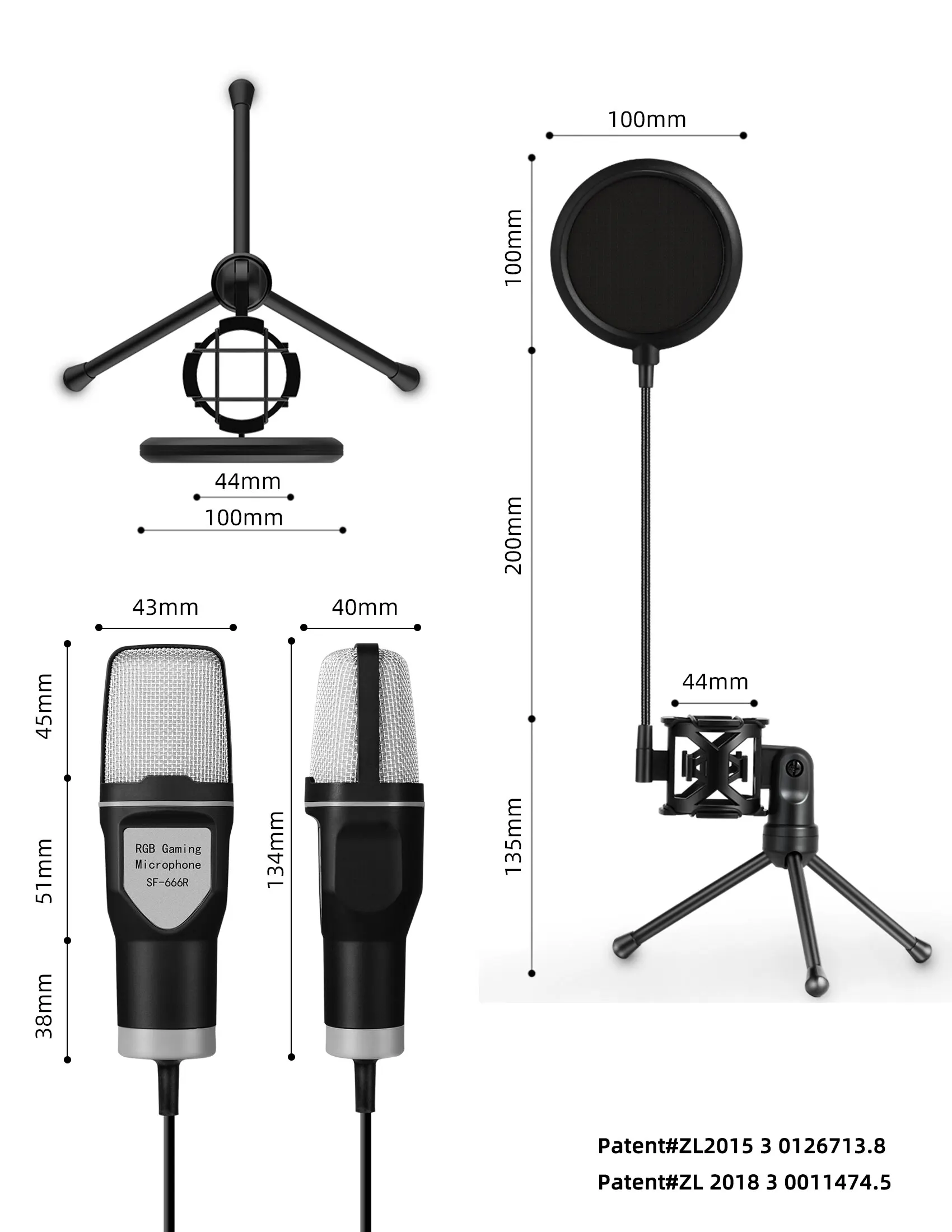 Condenser Professional Microphone Mic For PC Laptop Computer Gaming USB Wired Streaming Podcast Studio Mike Kit Gamer Accessory Condenser Professional Microphone Mic For PC Laptop Computer Gaming USB Wired Streaming Podcast Studio Mike Kit Gamer Accessory