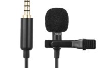 Portable 3.5mm/Type C Mini Microphone For Phone Clip-on Lapel Lavalier Professional Mic For PC Laptop Mobile Type C Microphones
