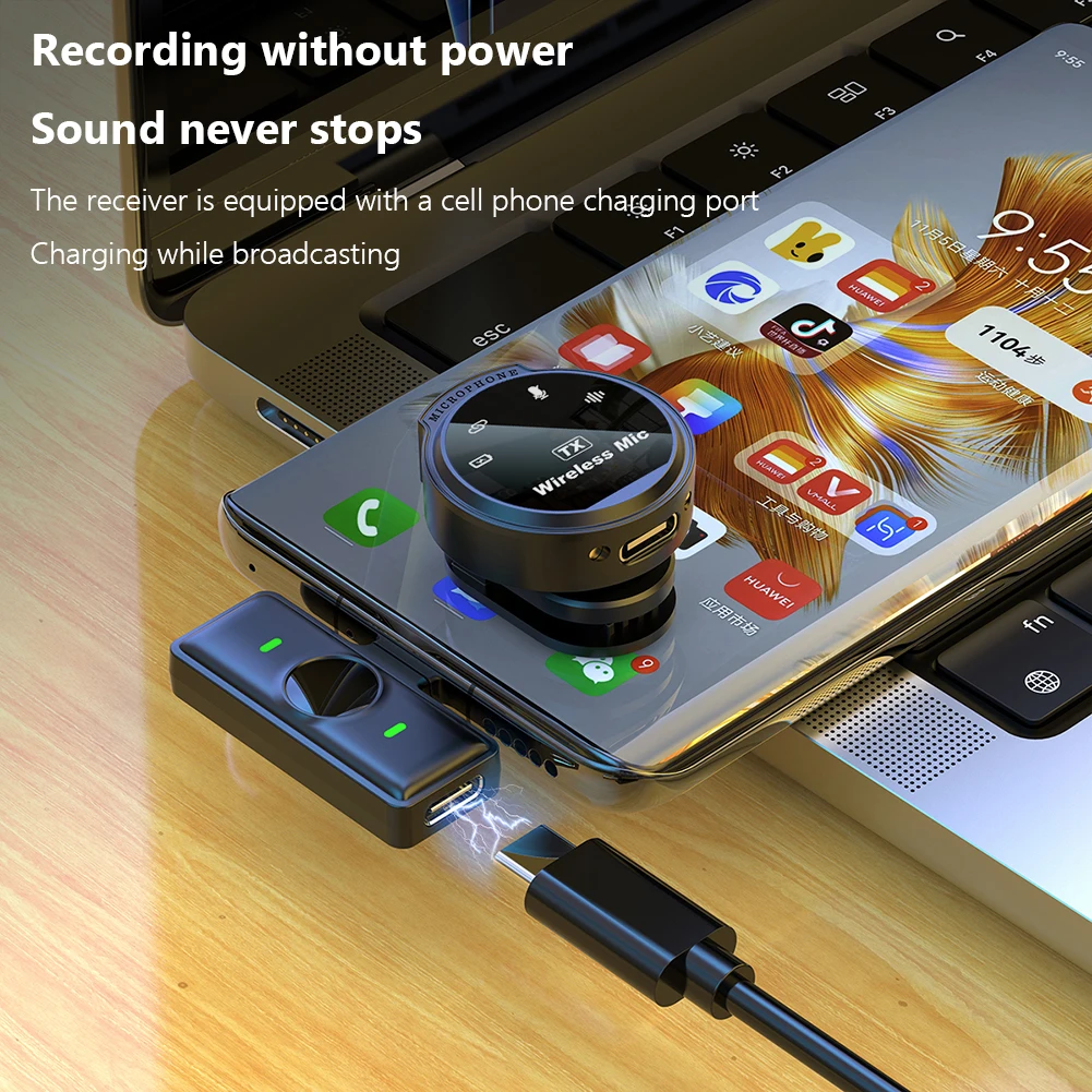 J6 Wireless Lapel Microphone USB-C/For IOS Interface Lavalier Mic Noise Cancel 164ft Range for Android/iPhone/Camera/PC/Laptop J6 Wireless Lapel Microphone USB-C/For IOS Interface Lavalier Mic Noise Cancel 164ft Range for Android/iPhone/Camera/PC/Laptop