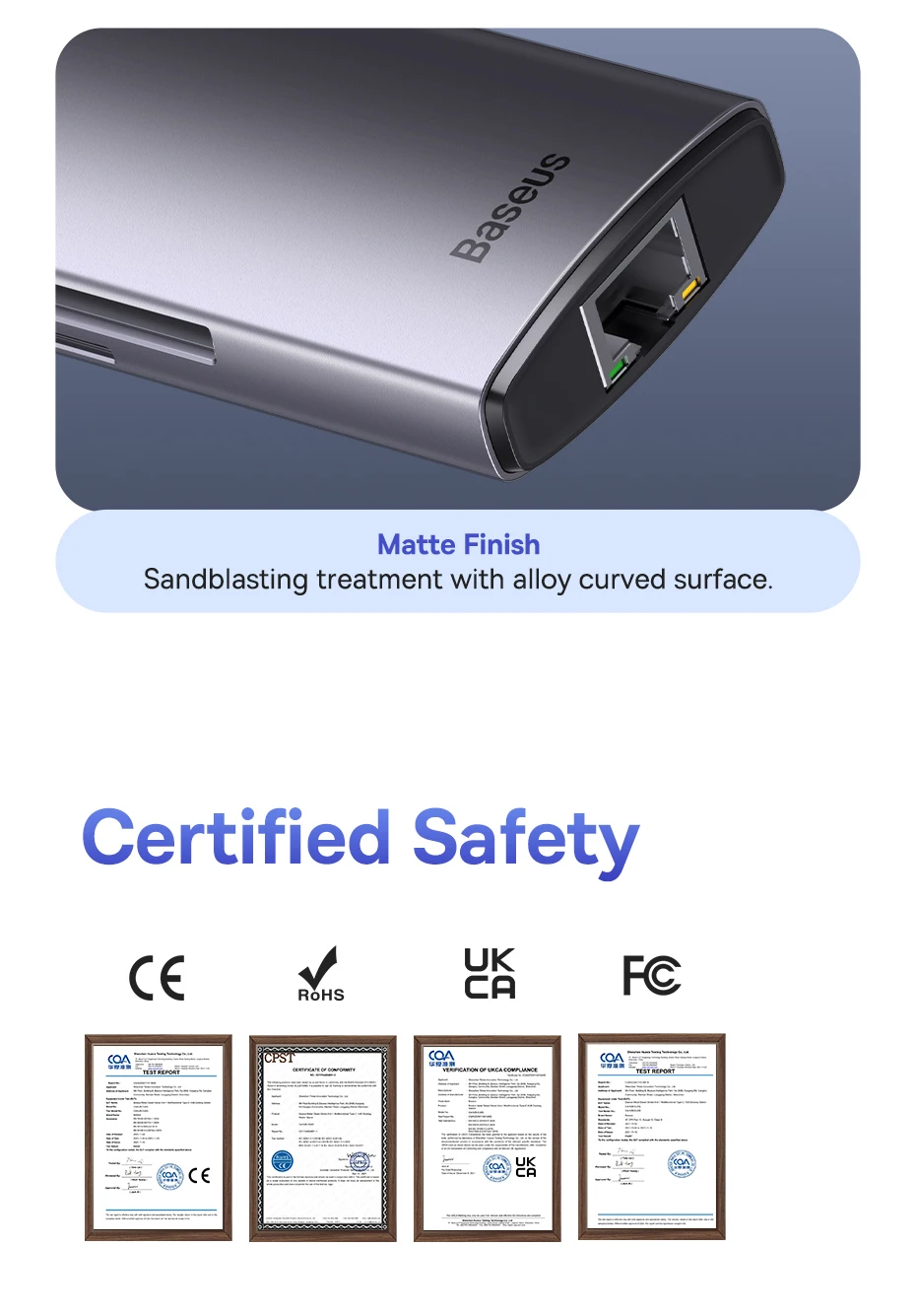 Baseus 4K 60Hz USB C Hub Type C to Ethernet Port PD 100W Adapter for Macbook Pro USB 3.0 Hub Laptop Tablet Accessories Baseus 4K 60Hz USB C Hub Type C to Ethernet Port PD 100W Adapter for Macbook Pro USB 3.0 Hub Laptop Tablet Accessories