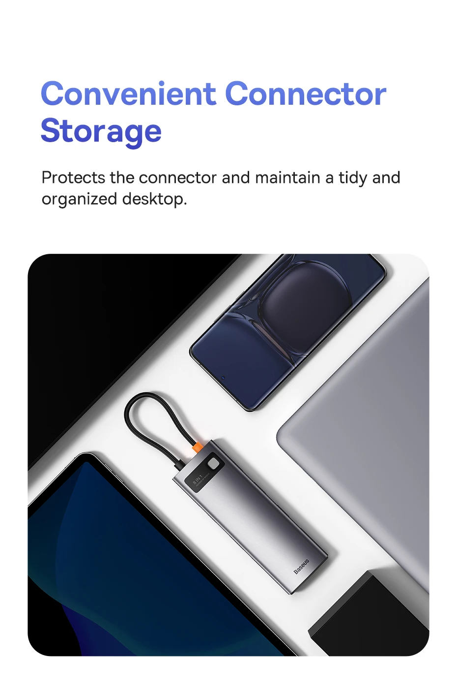 Baseus 4K 60Hz USB C Hub Type C to Ethernet Port PD 100W Adapter for Macbook Pro USB 3.0 Hub Laptop Tablet Accessories Baseus 4K 60Hz USB C Hub Type C to Ethernet Port PD 100W Adapter for Macbook Pro USB 3.0 Hub Laptop Tablet Accessories
