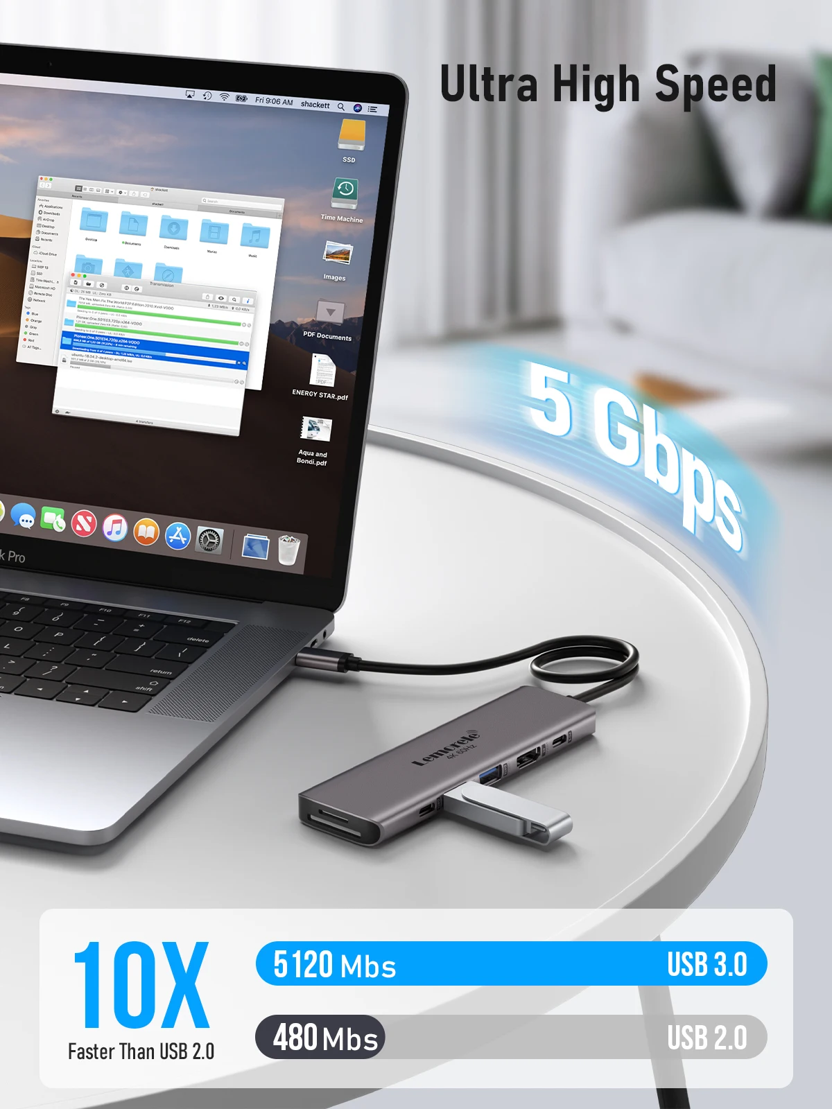 Lemorele 7in1 USB HUB Docking Station USB c Hub HDMI 4K 60Hz USB 3.0 Adapter PD100W Charge For Macbook Pro Laptop Accessories Lemorele 7in1 USB HUB Docking Station USB c Hub HDMI 4K 60Hz USB 3.0 Adapter PD100W Charge For Macbook Pro Laptop Accessories