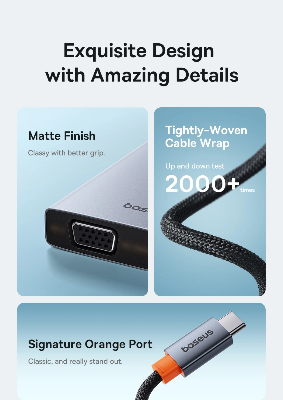 【Limited Offer】Baseus USB Hub Type C to Dual HDMI 4K 60Hz 30Hz VGA PD 100W Fast Charging USB A 3.0 5Gbps MST Display for Windows 【Limited Offer】Baseus USB Hub Type C to Dual HDMI 4K 60Hz 30Hz VGA PD 100W Fast Charging USB A 3.0 5Gbps MST Display for Windows