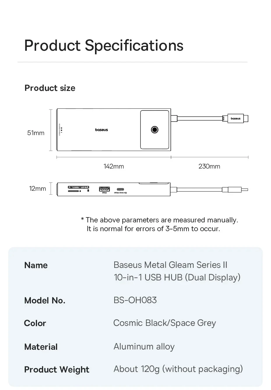 Baseus 10Gbps USB C HUB 4K 60Hz Type C to HDMI RJ45 Ethernet PD 100W for MacBook iPad Sumsang PC Tablet Phone USB 3.2 Gen 2 Hub Baseus 10Gbps USB C HUB 4K 60Hz Type C to HDMI RJ45 Ethernet PD 100W for MacBook iPad Sumsang PC Tablet Phone USB 3.2 Gen 2 Hub