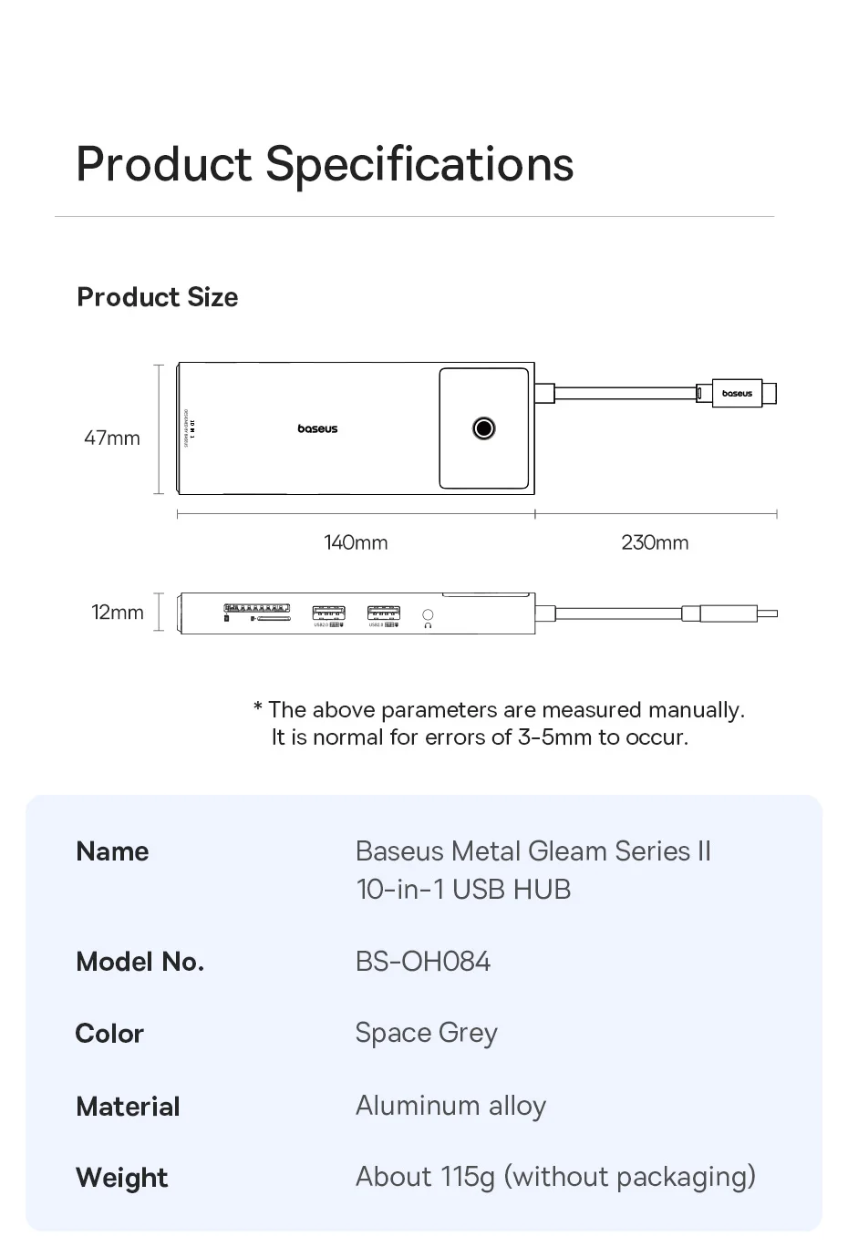 Baseus 10Gbps USB C HUB 4K 60Hz Type C to HDMI RJ45 Ethernet PD 100W for MacBook iPad Sumsang PC Tablet Phone USB 3.2 Gen 2 Hub Baseus 10Gbps USB C HUB 4K 60Hz Type C to HDMI RJ45 Ethernet PD 100W for MacBook iPad Sumsang PC Tablet Phone USB 3.2 Gen 2 Hub