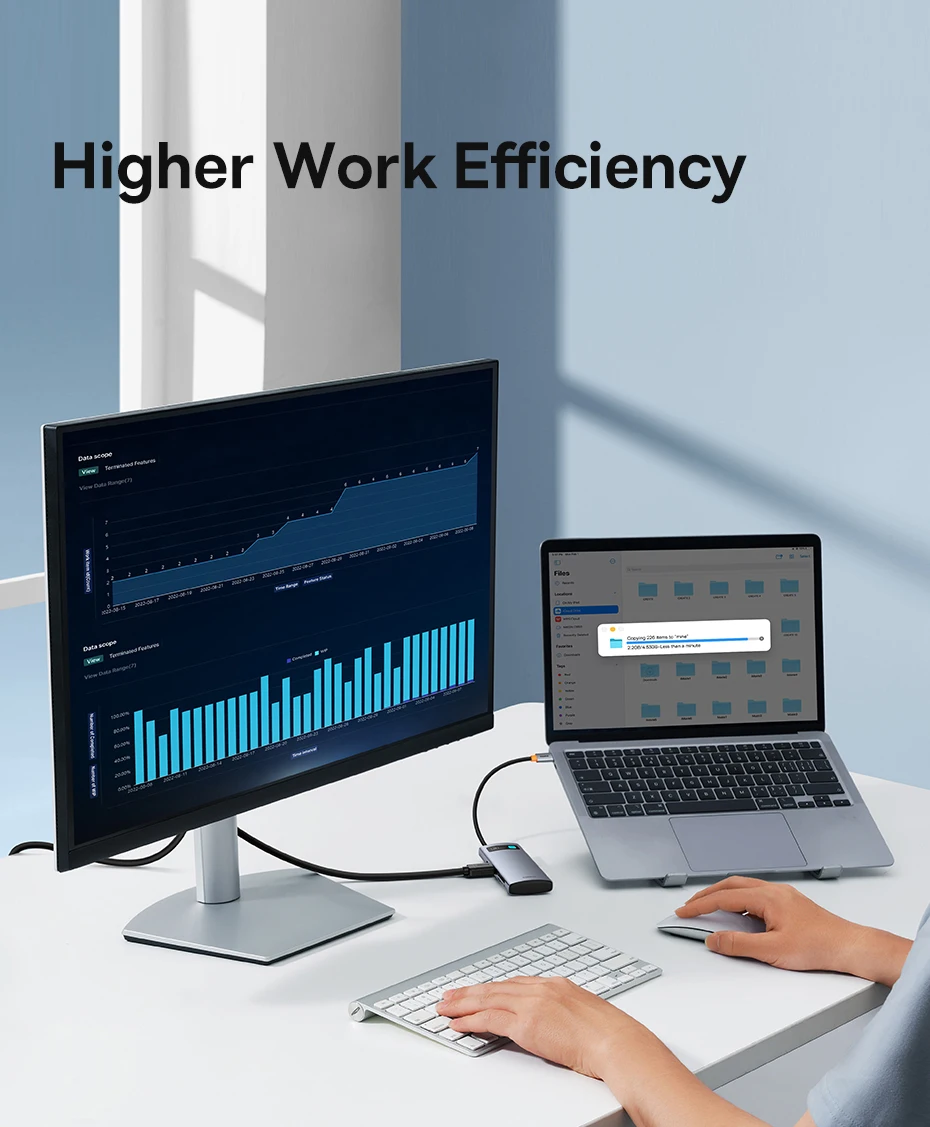 Baseus 7-in-1 Gen 2 USB C HUB 4K@60Hz HDMI 3* USB 3.0 PD 100W Type C Port SD/TF Card Reader for Macbook iPad M2 M1 Steam Deck