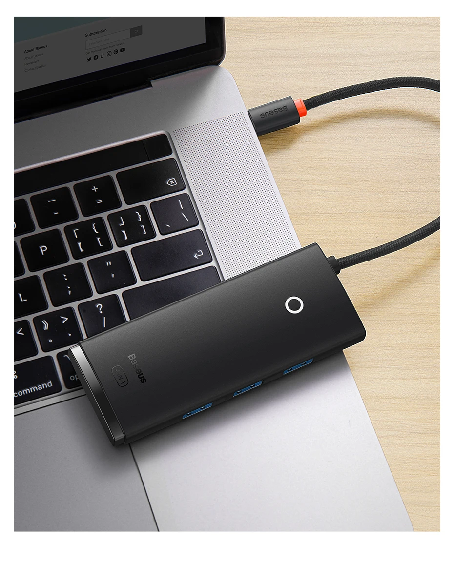 Baseus USB HUB Adapter 4 in 1 USB Type C to USB 3.0 HUB Splitter Adapter for MacBook Pro Air Huawei Mate 30 Docking Station HUB Baseus USB HUB Adapter 4 in 1 USB Type C to USB 3.0 HUB Splitter Adapter for MacBook Pro Air Huawei Mate 30 Docking Station HUB
