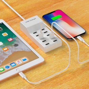 High Speed 10 Ports 5V USB Hub AC Charger Strip Adapter Portable USB Power Adapter for Home Office Travel Wall Charger EU Plug - Image 6