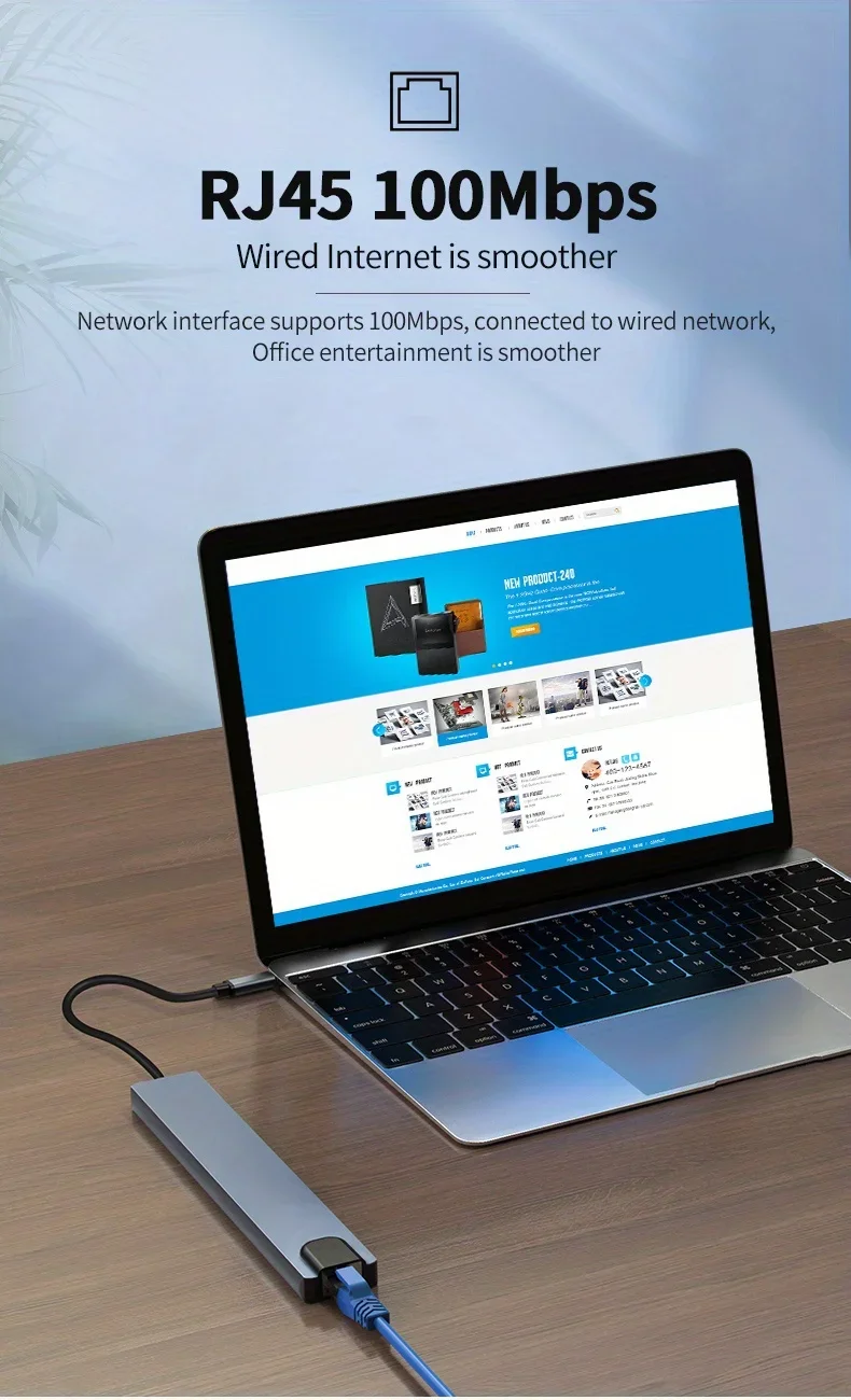 10 in 1 USB C HUB 4K30Hz Docking Station Type C to HDTV-Compatible RJ45 Ethernet PD100W for MacBook iPad Huawei Sumsang Phone 10 in 1 USB C HUB 4K30Hz Docking Station Type C to HDTV-Compatible RJ45 Ethernet PD100W for MacBook iPad Huawei Sumsang Phone