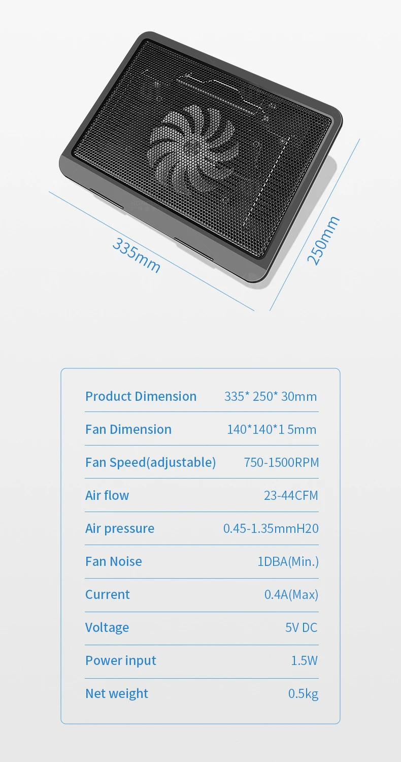 Universal Strong Winds Mute Laptop Cooling Base Tablets Laptop Cooling Pad 14 Inch Large Fan Radiator Laptop Stand Notebook Universal Strong Winds Mute Laptop Cooling Base Tablets Laptop Cooling Pad 14 Inch Large Fan Radiator Laptop Stand Notebook