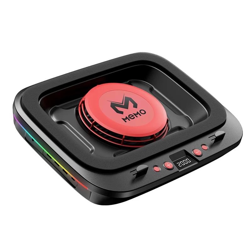 MEMO FL08 Strong Wind Cooling Stand Base Bracket Pad Powerful Fan Pressure Game Laptop Radiator Cooler