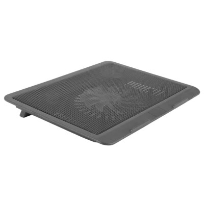 Laptop Fan Cooling Pad with Big Fans, Portable Laptop Cooling Fan with 2 in 1 USB Port, Blue LED Light, Adjustable Stand - Image 2