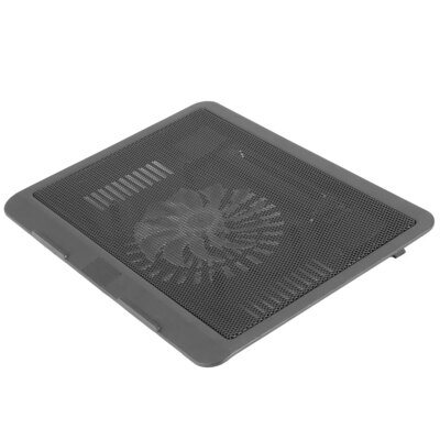 Laptop Fan Cooling Pad with Big Fans, Portable Laptop Cooling Fan with 2 in 1 USB Port, Blue LED Light, Adjustable Stand - Image 4
