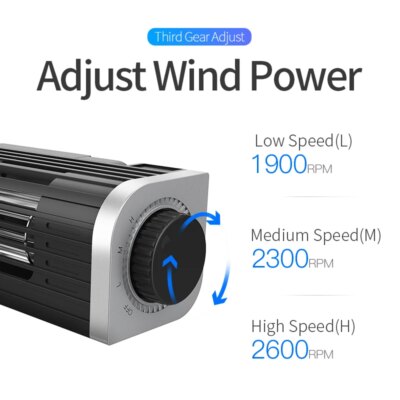 llano Laptop Radiator Laptop Cooler Laptop Stand Adjustable Size Wind Speed With RGB Light - Image 5