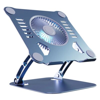 Laptop Stand with Computer Cooling Fan for Apple MacBook 11-16 Inch Dell Lenovo Aluminum alloy Bracket for All Gaming laptop - Image 2
