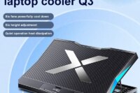 Q3 Gaming Laptop Cooler With Six Fans Adjustable Height Silent Cooling Pad Laptops Computer Stand For Laptops Below 15.6-inch