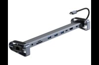 USB C HUB Type C To HDMI-Compatible 3.5Mm Audio Jack USB 3.0 Adapter 10 In 1 Type C HUB Dock USB C Splitter Laptop Stand
