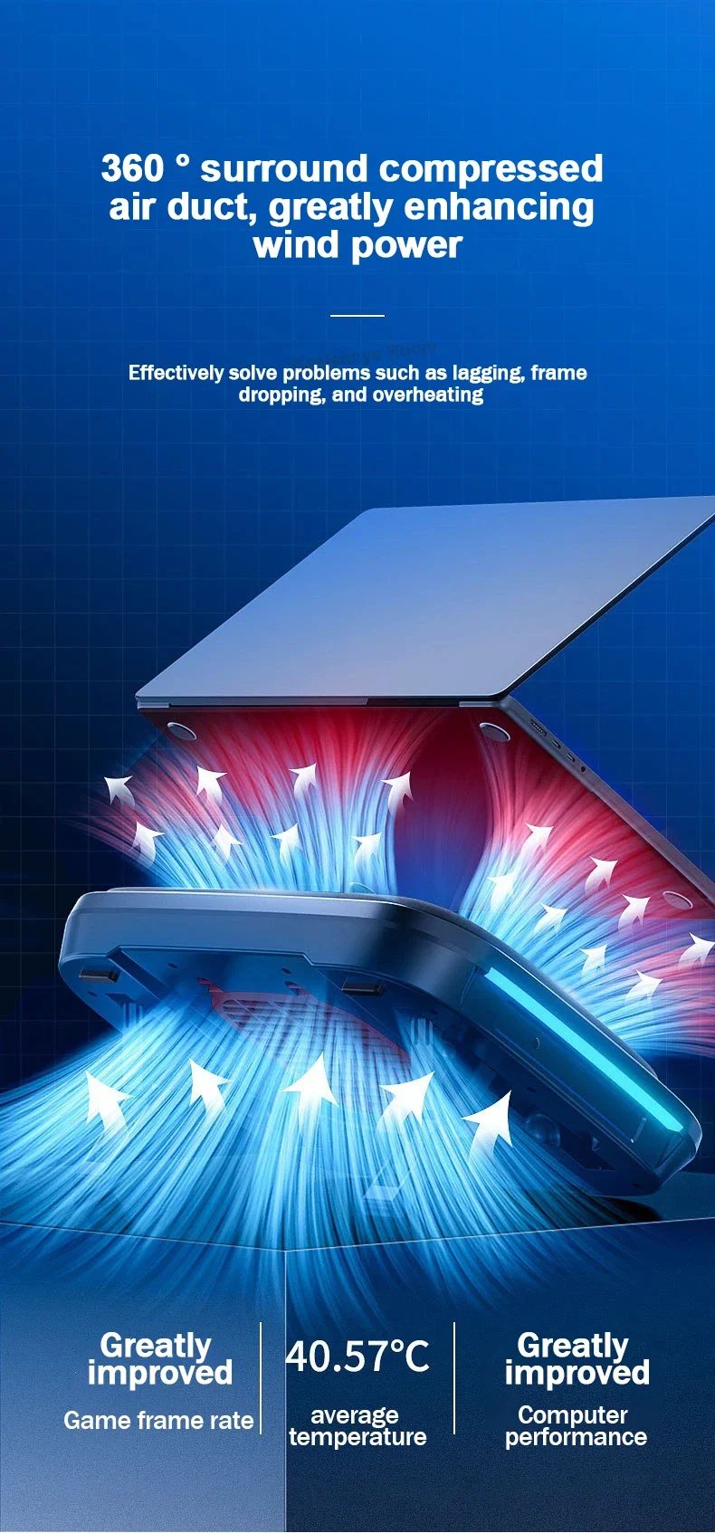 MEMO FL08 7 Angle Adjustable Notebook Powerful Fan Cooling Pad for 14-19'' Game Laptop Cooler Strong Wind Kickstand Base Bracket MEMO FL08 7 Angle Adjustable Notebook Powerful Fan Cooling Pad for 14-19'' Game Laptop Cooler Strong Wind Kickstand Base Bracket