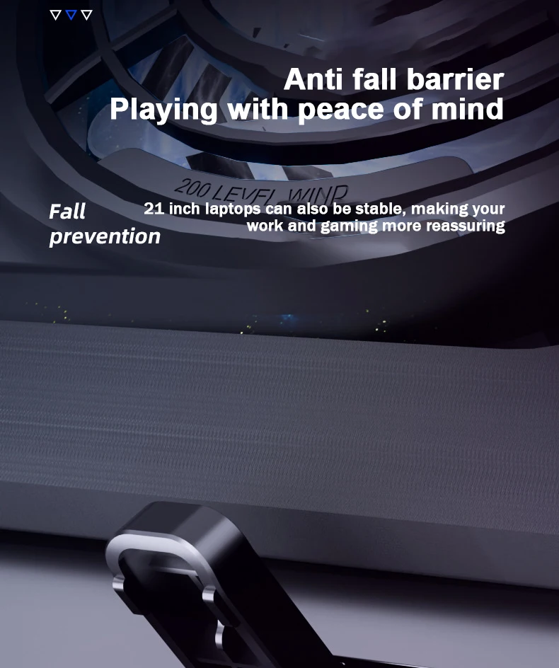 D15 Gaming Laptop Cooler 2 Fan W/ RGB Light HD Display Laptop Cooling Pad 5 Angle Adjustable Notebook Cooler Stand for 13-21'' D15 Gaming Laptop Cooler 2 Fan W/ RGB Light HD Display Laptop Cooling Pad 5 Angle Adjustable Notebook Cooler Stand for 13-21''