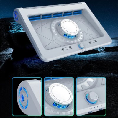 NEW Laptop Cooler Semiconductor & Air-Cooled Double Rapid Cooling Laptop Cooling Pad Notebook Laptop Stand for 12-17.3 Inch - Image 4