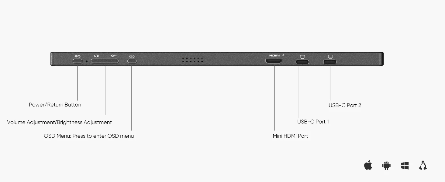 ARZOPA 16.1 inch 100% sRGB 144Hz Portable Monitor Gaming  Laptop Display with Type C Mini HDMI For PS/Steam/Deck/Switch/PC/Mac