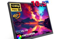ZSUS 10.5-Inch Portable Monitor 1280P 100%sRGB 15:10 Low Blue Light For XBox PS4 / 5 Switch Cell Phone PC Loptop Extension