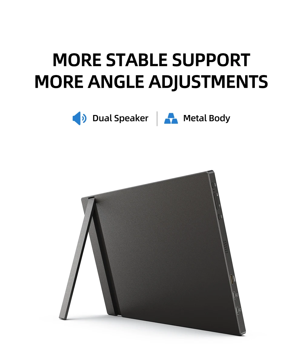 ARZOPA 16inch 2K Portable Monitor 16:10 IPS Screen with type-c mini hdmi Second Display for MAC/Laptop/PC/Xbox/PS4/5/Switch,Z1RC