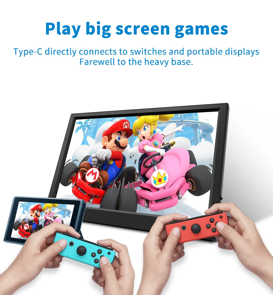 11.6 Inch Portable Monitor HDMI-Compatible Laptop second screen Gaming Extended Display For Switch/PS4/Xbox/Raspberry Pi 11.6 Inch Portable Monitor HDMI-Compatible Laptop second screen Gaming Extended Display For Switch/PS4/Xbox/Raspberry Pi
