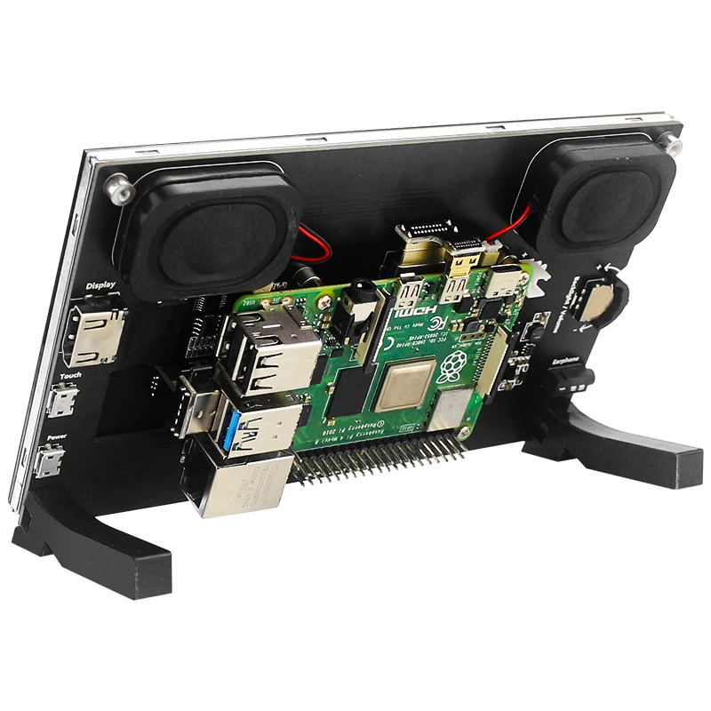 7 Inch Portable Display IPS LCD Capacitive Touch Screen 1024x600 Monitor Optional Speakers for Raspberry Pi 5 4B 3B+ Laptop PC 7 Inch Portable Display IPS LCD Capacitive Touch Screen 1024x600 Monitor Optional Speakers for Raspberry Pi 5 4B 3B+ Laptop PC