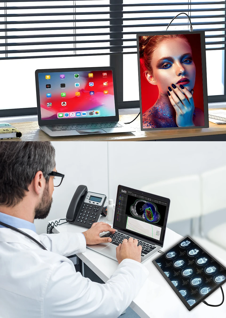 420Cd/m ² 10.5 inch Portable Monitor IPS FHD 1280P 100%SRGB Game Screen Laptop Mac Xbox PS4/5 Switch Display 420Cd/m ² 10.5 inch Portable Monitor IPS FHD 1280P 100%SRGB Game Screen Laptop Mac Xbox PS4/5 Switch Display