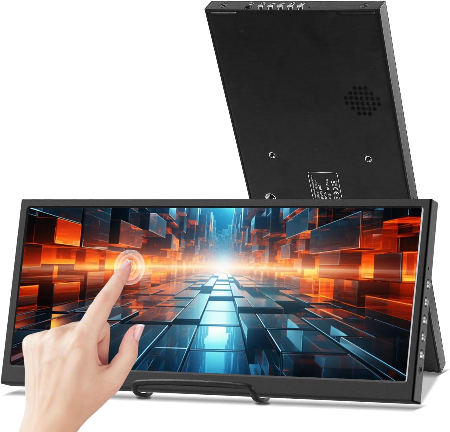 12.3/14.5 inch TouchScreen Monitor HDMI & Type C 1920x720/2.5K IPS Display LCD Bar Computer Temp Display Widescreen 12.3/14.5 inch TouchScreen Monitor HDMI & Type C 1920x720/2.5K IPS Display LCD Bar Computer Temp Display Widescreen