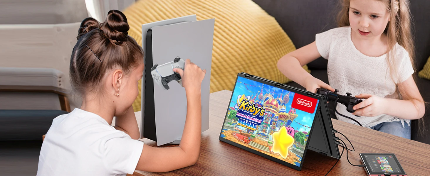 UStation Δ / Delta Plus Stacked Monitor No Drive Required Laptop Dual Screen Folding 18.5