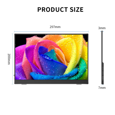 13.3 inch 2560x1600p 2.5K Portable Monitor External Display for Gaming Laptop PS3/PS4 Switch Mini PC Tablet - Image 4