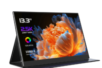 13.3 inch 2560x1600p 2.5K Portable Monitor External Display for Gaming Laptop PS3/PS4 Switch Mini PC Tablet