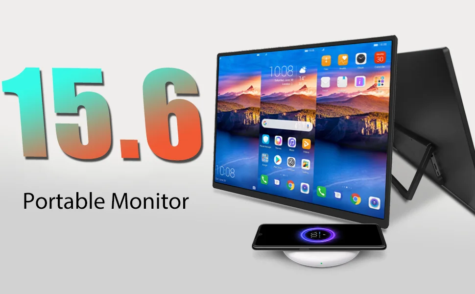 Bimawen 15.6inch Portable Monitor 1080P FHD IPS with Stand 180° Adjustable Travel Monitor for Laptop Mac PC Xbox PS4/5 Switch Bimawen 15.6inch Portable Monitor 1080P FHD IPS with Stand 180° Adjustable Travel Monitor for Laptop Mac PC Xbox PS4/5 Switch