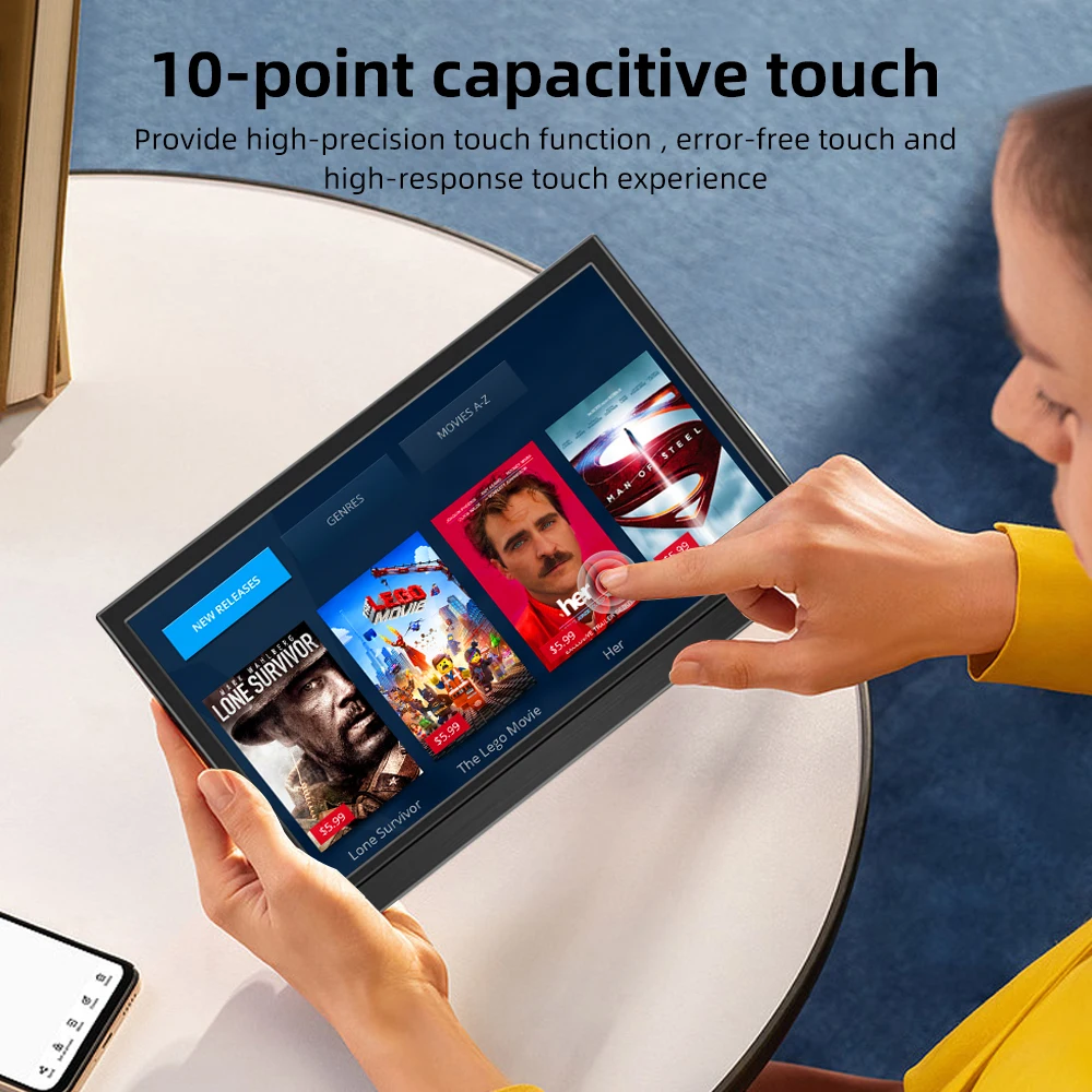 11.6″ Touch Portable Monitor 1366X768 lcd display Laptop second screen Gaming Extended Display For Switch/PS4/Xbox/Raspberry Pi